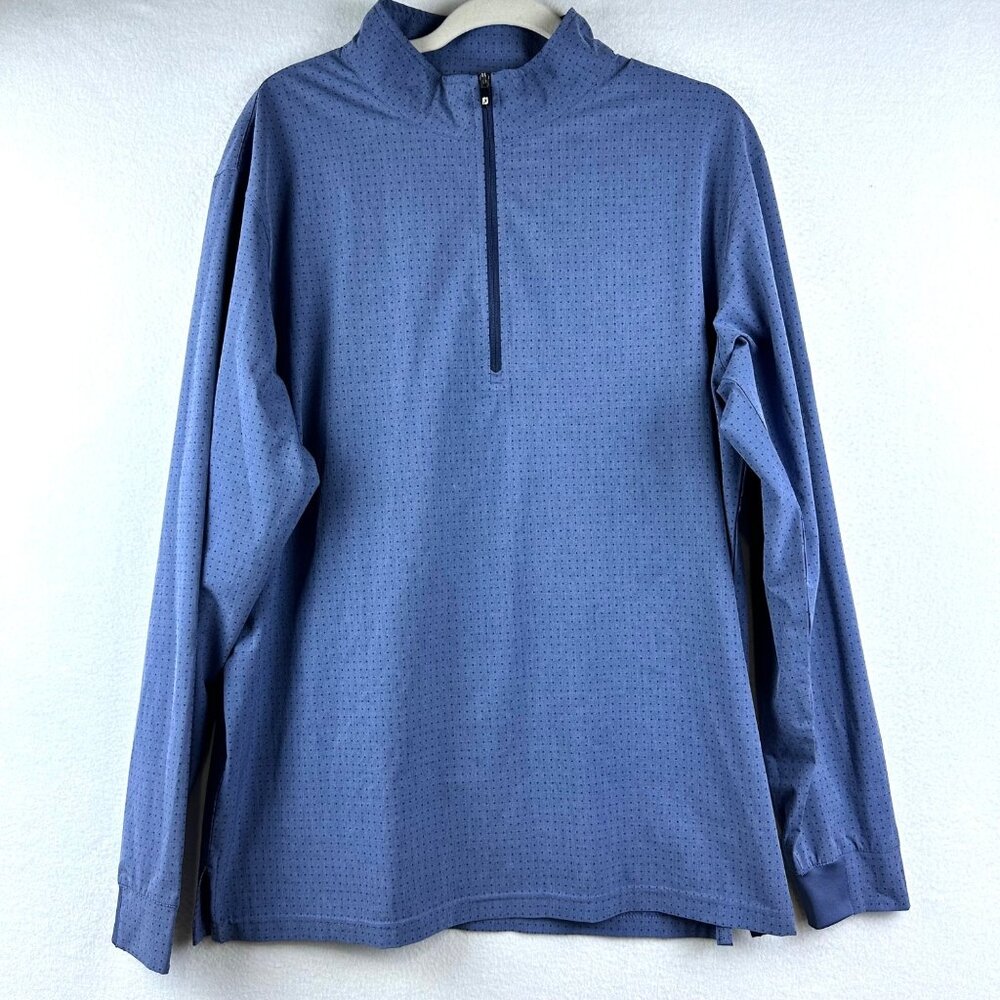 Footjoy Quarter Zip Pullover Sweater Mens M The Crosby Golf Active Athleisure